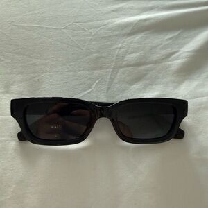 Black Rectangular Sunglasses